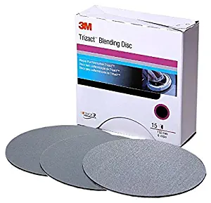 3M 02091 Trizact Hookit 3" P1000 Grit Blending Disc