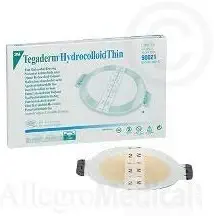 3M Tegaderm Hydrocolloid Thin Dressing - 4" x 4-3/4" - - Box of 10