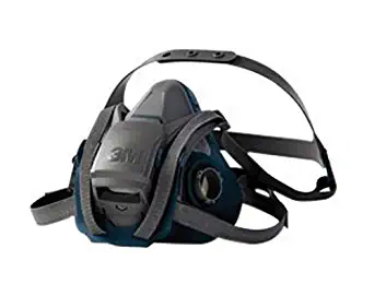 3M 6503 6500 Series Rugged Comfort Reusable Respirator with 4 Point Harness and Bayonet Connection, English, 15.34 fl. oz, Plastic, 8" x 7.2" x 4"