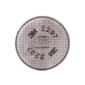 3M 2297 P100 Filter For 5000, 6000, 6500, 7000 And FF-400 Series Respirators (2 Per Bag)