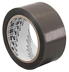 3M Gray Skived PTFE PTFE Film Tape, 1/2" Width, 36 yd. Length, 3.5 mil Thickness - 1/2-36-5180
