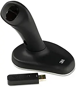 MyDirectAdvantage 3M EM550GPS Ergonomic Wireless Optical Mouse, Three-Button, Small, Black