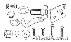 HARDWARE KIT FOR 3964 &3965