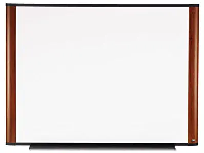 3M, M4836MY, Melamine Dry Erase Board, 48 x 36, Mahogany Frame, Sold As 1 Each