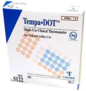 3M™ Tempa•DOT™ Single-Use Clinical Thermometer (Sterility: Sterile)