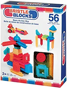 Battat Bristle Block 56-Piece Basic Building Set