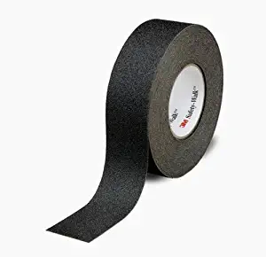 Safe Way Traction 1" x 60' Roll Black 3M 610 Series Safety-Walk Anti Slip Tape Non Skid Abrasive Grit Safety