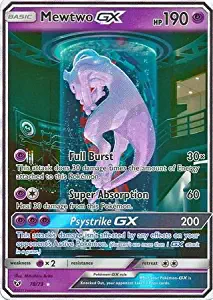 Pokemon Mewtwo-GX - 78/73 - Secret Rare