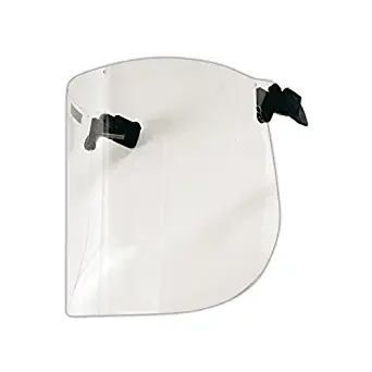 3M 10093045936202 Peltor V2C10P Cap Mounted Polycarbonate Face Shield, 15" x 8" x 2", Clear, 15" x 8" x 2"