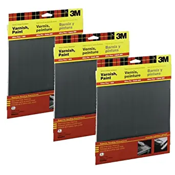 600 Wet-Or-Dry Sandpaper 5 Sheets per pack (3 Pack)