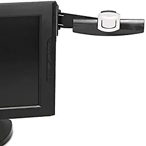 3M DH240MB Monitor Mount Document Clip, 6-1/4-Inch x3-Inch, Black/Silver