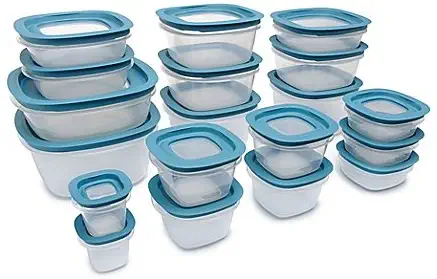 Rubbermaid 38-Piece Flex & Seal Food Storage Set in Aqua