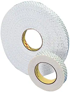 3M - Foam Mounting Double-Sided Tape, 1 Wide x 216 Long