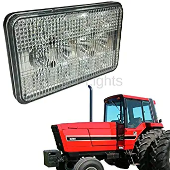 Case IH Tractor LED Flood Light for Lower Mid Mount/Under Ladder into Cab #146479C1 (Fits Case IH/International Tractor: 3088, 3288, 3488, 3688, 5088, 5288, 5488)