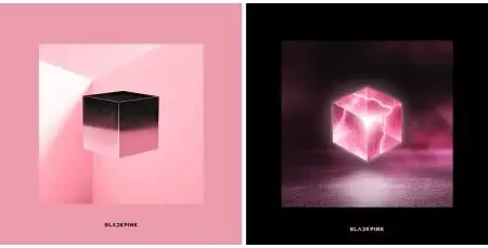BLACKPINK - [Square Up] 1st Mini Album 2 Ver Set CD+Booklet+PhotoCard+SelfieCard+Lennticular Lyrics+Postcard K-POP Sealed