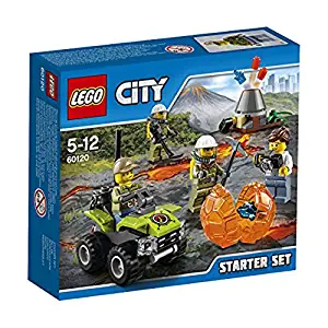 LEGO 60120 City in/Out Volcano Starter Construction Set