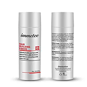 immetee Hair Building Fibers Regrowth Your Hair Instantly 28g (DARK BROWN)