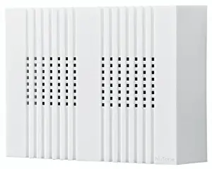 NuTone LA126WH Compact Classic Design Decorative Wired Two-Note Door Chime, White