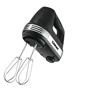 Cuisinart HM-50BK Power Advantage 5-Speed Hand Mixer, Black (Renewed)