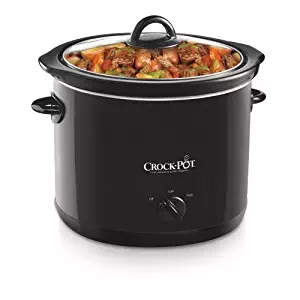 Crock-Pot SCR400-B 4-Quart Manual Slow Cooker, Black