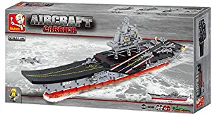 Sluban SlubanM38-B0399 Aircraft Carrier Building Bricks Set