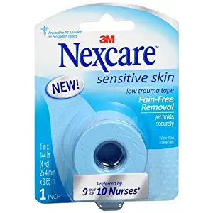 Nexcare Sensitive Skin Low Trauma Tape 1 X 144 Inch - 1 Ea