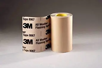 3M (8067) All Weather Flashing Tape 8067 Tan, 12 in x 75 ft Slit Liner [You are purchasing the Min order quantity which is 4 Rolls]