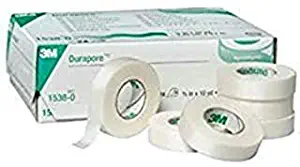 Durapore Surgical Tape, 1/2" (Box of 24 Rolls)