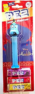 Disney Aladdin" Genie" Pez Dispenser Blister Pack (each with 3 Refills, Flavors May Vary)