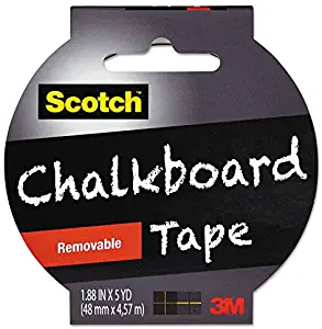 3M 1905R-CB-BLK 1.88" X 5 Yards Black Scotch Chalkboard Tape