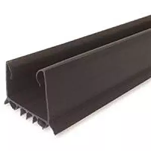 M-D Building Products 43337 M-D U-Shape Under Door Seal, 36 In L X 2-1/4 In W X 1-1/2 In H, 1-3/4 In Thick, Vinyl