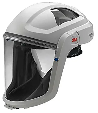 3M M-107 Gray Polycarbonate Respiratory Faceshield Assembly for Versaflo M-100, V Series and TR-300 Full Face Respirator with Premium Visor and Flame Resistant Faceseal, 15.34 fl. oz. (1 Per Case)