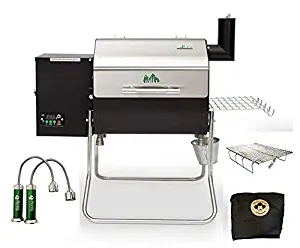 Davy Crockett Pellet Grill Tailgating Package Includes Cover-Collapsible Rack-BBQ Lights