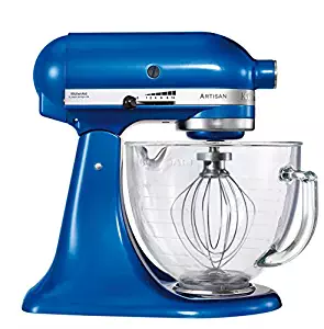 KitchenAid KSM156 5 Qt. 4.7 Liters Artisan Stand Mixer 220-240 Volts 50/60Hz (Electric Blue)