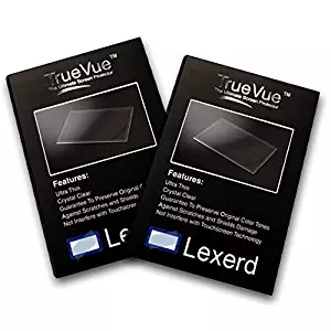 Lexerd - Sony Dash Personal Internet Viewer C10 TrueVue Anti Glare MP3 Screen Protector (Dual Pack Bundle)