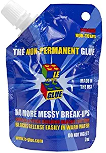 Le-Glue - Temporary Glue for Lego, Mega Blocks, Nano Blocks, and More. Great for Kids! Non-Toxic! Made in USA! (1 Pack)