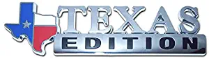 Texas Edition Emblem Longhorn State Flag OEM Premium Chrome SUV Pickup Truck Logo
