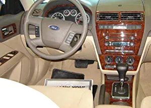 FORD FUSION INTERIOR BURL WOOD DASH TRIM KIT SET 2006 2007 2008 2009