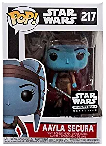 Funko Pop Star Wars Aayla Secura Exclusive Vinyl Bobblehead Figure 217