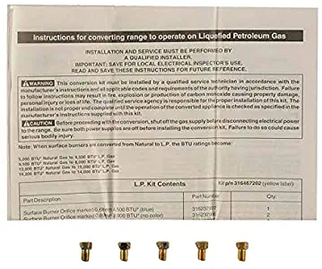 ForeverPRO 316467202 Lp Conversion Kit for Frigidaire Range 1379834 AH1991739 EA1991739 PS1991739