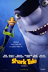 Shark Tale Movie Poster (27 x 40 Inches - 69cm x 102cm) (2004) Style B -(Will Smith)(Robert De Niro)(Renée Zellweger)(Angelina Jolie)(Jack Black)(Martin Scorsese)