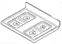 316254507 New OEM Frigidaire Glass Cooktop