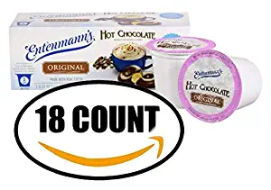 Entenmann's Hot Chocolate K-Cups Keurig 2.0 Compatible Made With Real Cocoa Creamy Smooth Single Serving Winter Cold Weather Gourmet Coffee Drink (6 Packs of 3 K-Cups = 18 K-Cups Total)