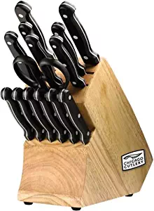 Chicago Cutlery Essentials Stainless Steel Knife&nbsp; Block Set (15-Piece)