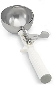 Vollrath (47139) Stainless Steel Disher - Size 6,White
