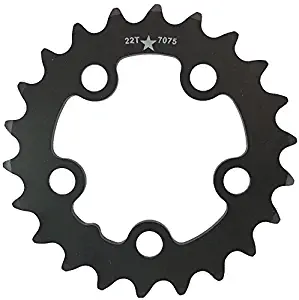 USAMade 58mm BCD 22T 5-Bolt SharkTooth Pro Mountain Chainring Made in USA