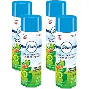 Febreze Heavy Traffic Carpet Foam, Gain, 22oz (Pack of 4), 14399