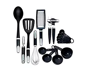 KitchenAid Black 15pc Kitchen Tool & Gadget Set