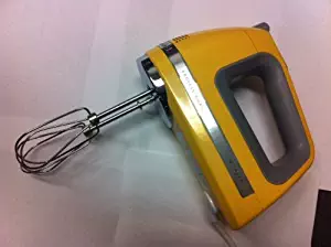 KitchenAid (CERTIFIED REFURBISHED) RKHM9my 9-Speed Most Powerful Digital Display Power Hand Mixer Majestic Yellow