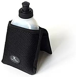 Buddy Pouch H2O (Black)- Magnetic, Personal Hydration Pouch. No Belt or Clip. (4" L x 4" W)